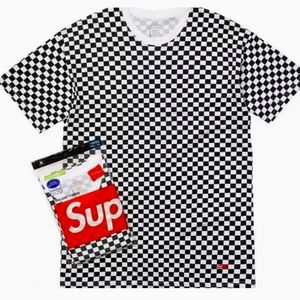 Supreme 100% Authentic Checker Board T-Shirts 2PK, Size: M
